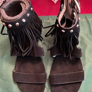 Michael Kors fringe sandals